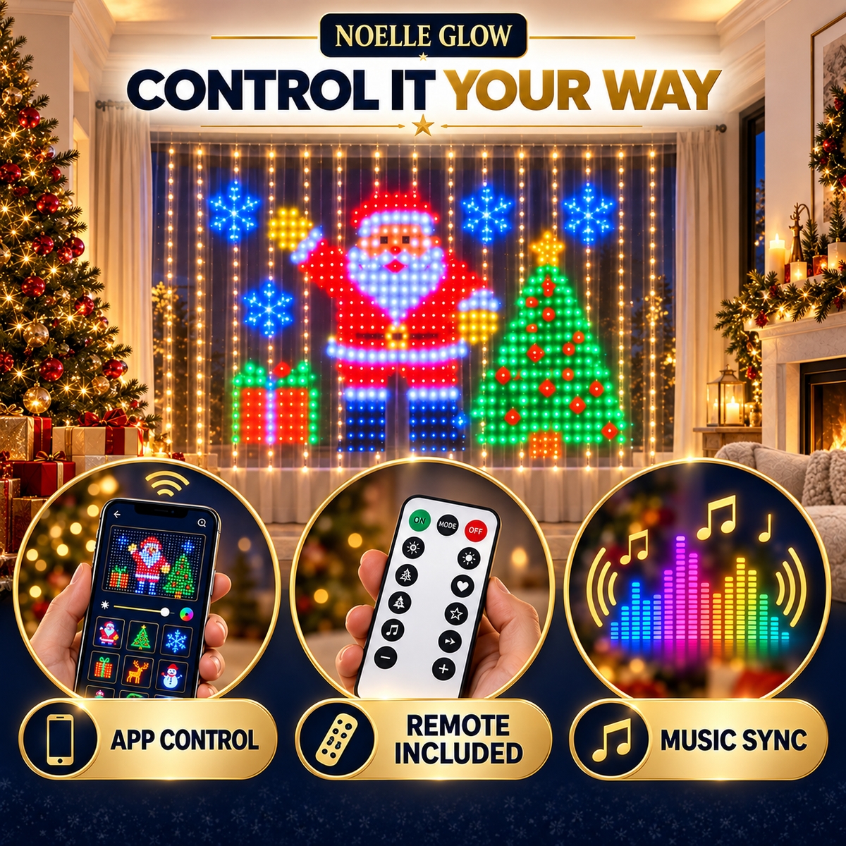 App, remote and music sync